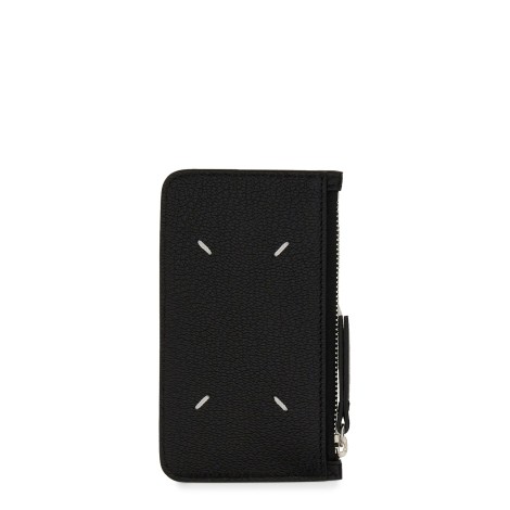 maison margiela leather card holder