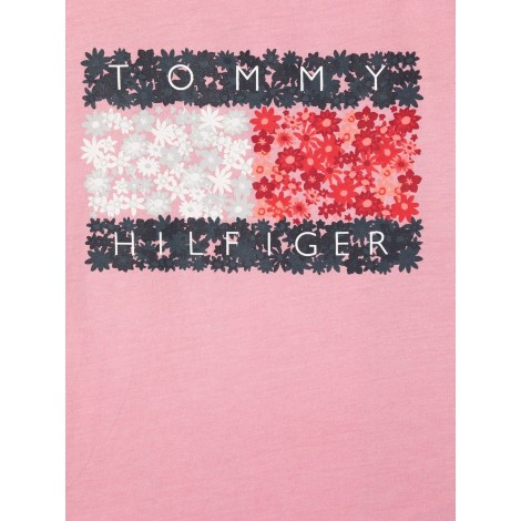 tommy hilfiger t-shirt flower flag