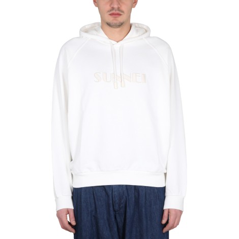 sunnei sweatshirt with logo embroidery