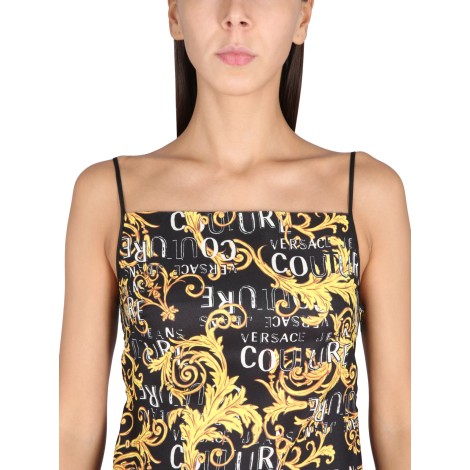 versace jeans couture baroque print dress