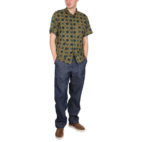 engineered garments printed shirt