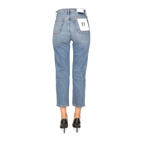 re/done cropped jeans