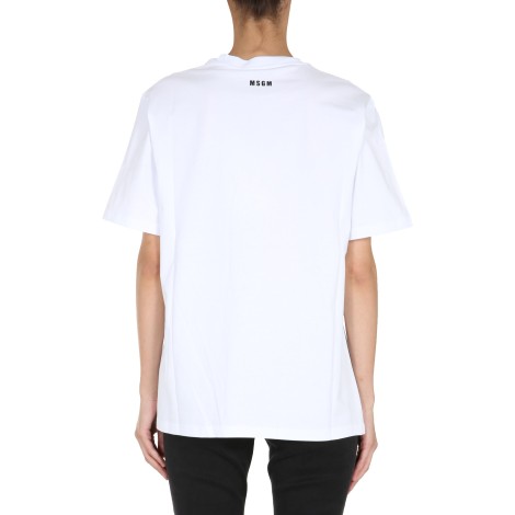 msgm round neck t-shirt