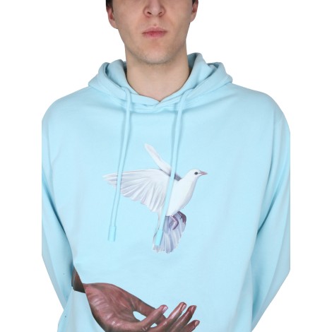 3.paradis hand and dove sweatshirt