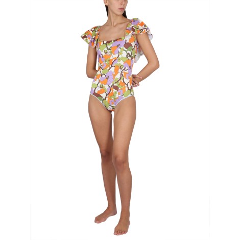 la doublej scarlet one-piece swimsuit