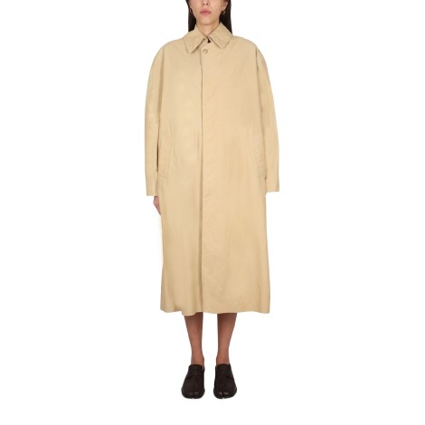 maison margiela utility style trench coat