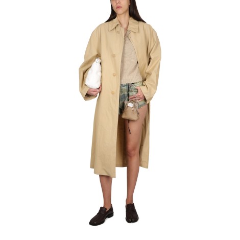 maison margiela utility style trench coat