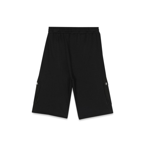 balmain sweatshirt bermuda shorts with pockets