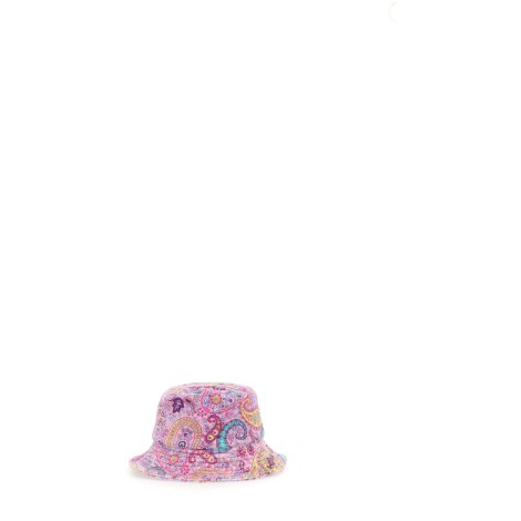 etro bucket hat with logo embossing