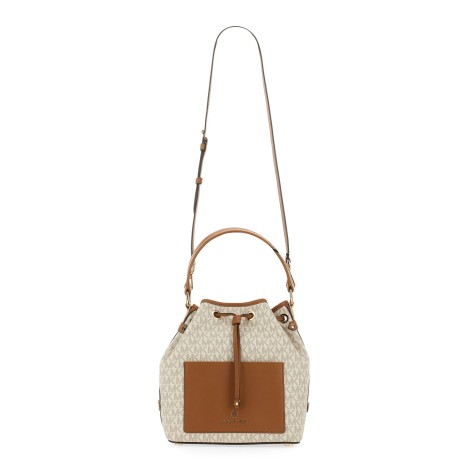 michael by michael kors canvas shoulder bag