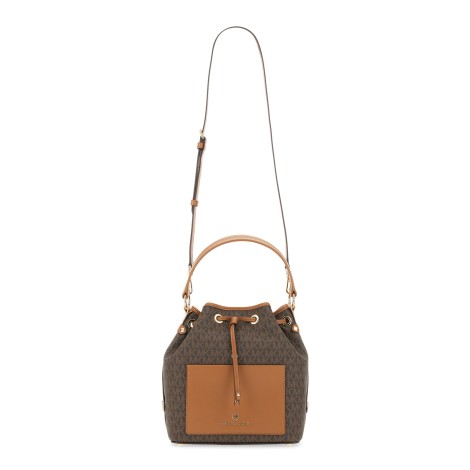 michael by michael kors canvas shoulder bag