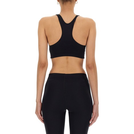 jil sander crop top with logo