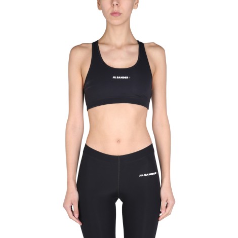 jil sander logo sports bra 