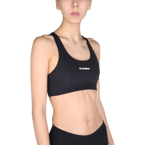 jil sander logo sports bra 