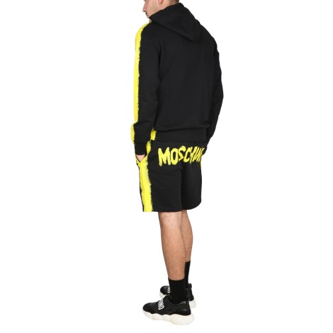 moschino bermuda with logo