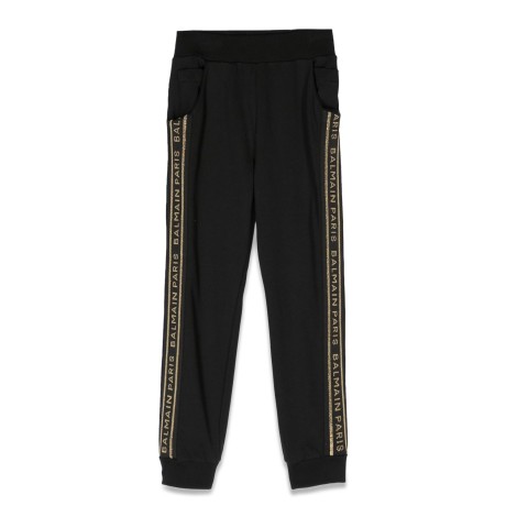 balmain jogger side logo band