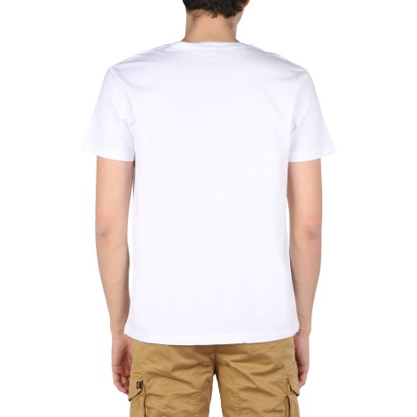 alpha industries logo print t-shirt