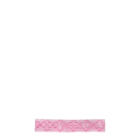 label k braided fabric bracelet