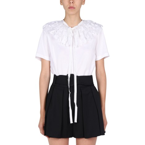 patou lace embroidery t-shirt 