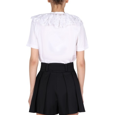 patou lace embroidery t-shirt 