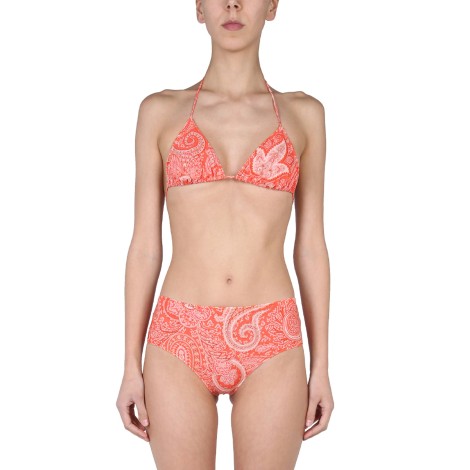 etro paisley pattern bikini