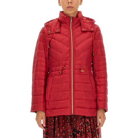 michael by michael kors down jacket with logo