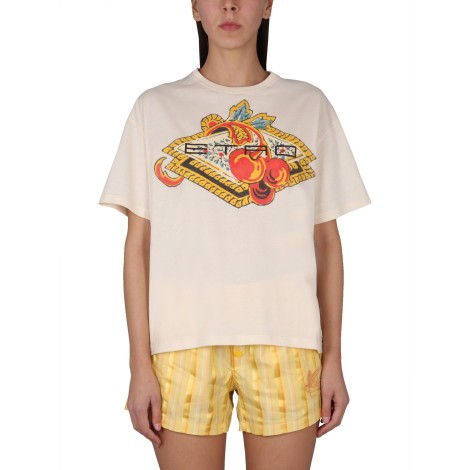 etro logo print t-shirt