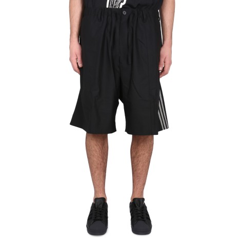 y - 3 bermuda shorts with side bands