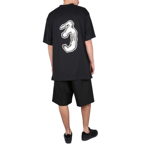 y - 3 bermuda shorts with side bands