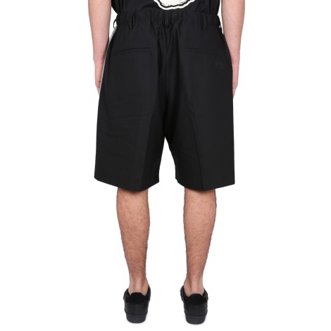 y - 3 bermuda shorts with side bands