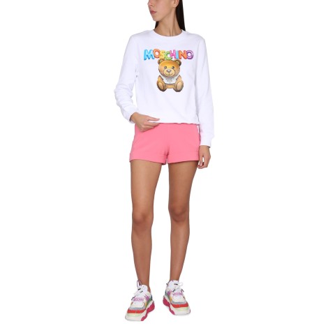 moschino teddy bear sweatshirt