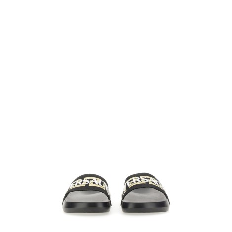 versace sandal with logo