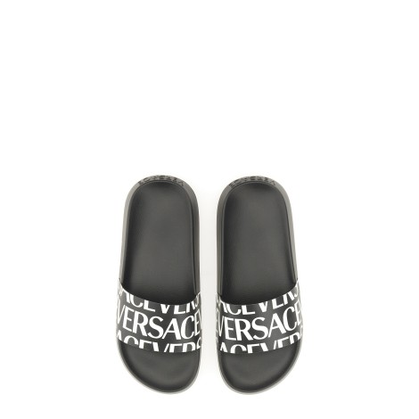 versace sandal with logo