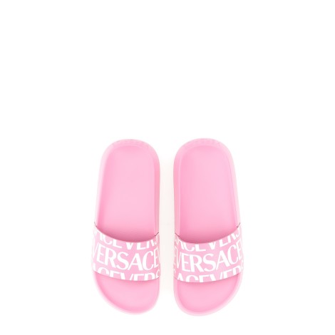 versace sandal with logo