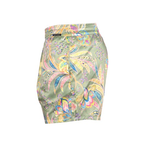 etro boxer swimsuit with print