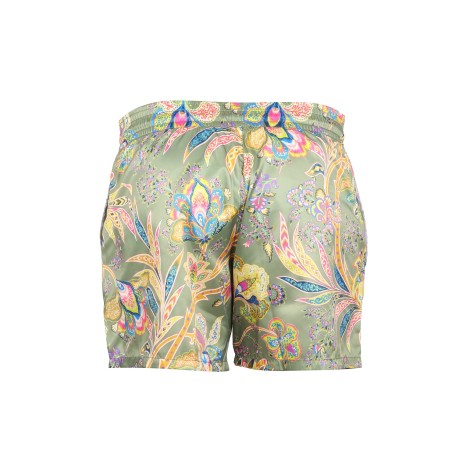 etro boxer swimsuit with print