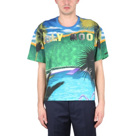 etro california print t-shirt