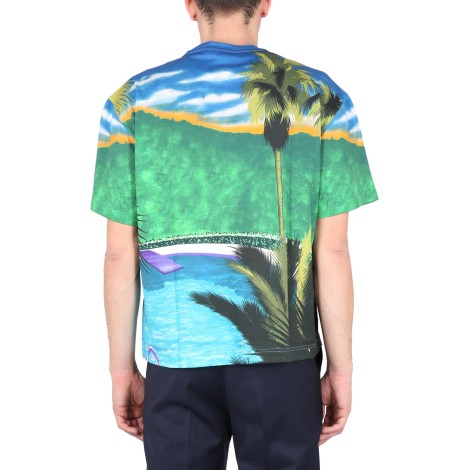 etro california print t-shirt