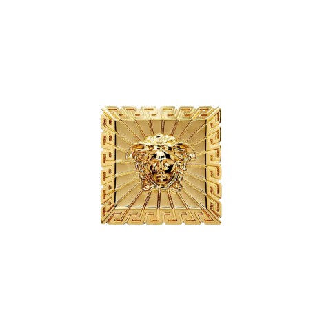 versace square medusa ring