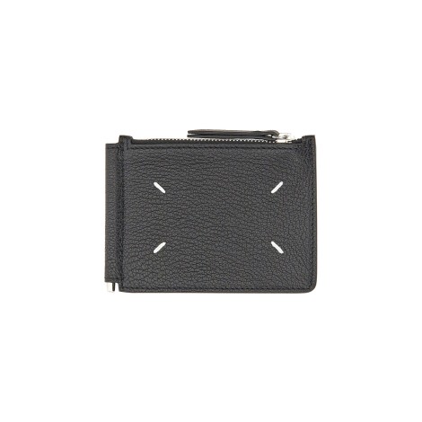 maison margiela wallet with contrasting stitching