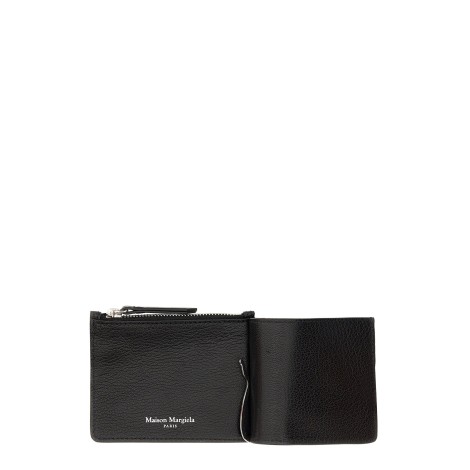 maison margiela wallet with contrasting stitching