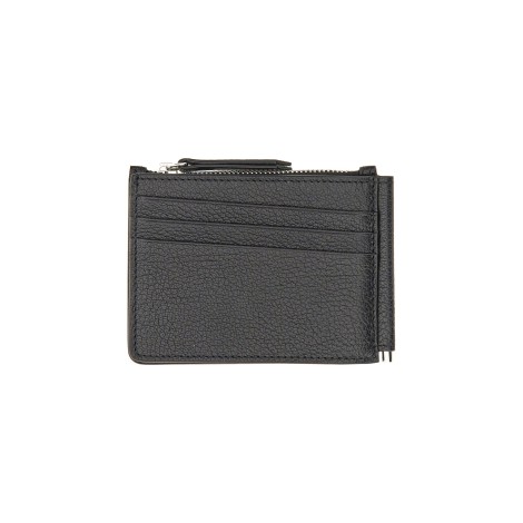 maison margiela wallet with contrasting stitching