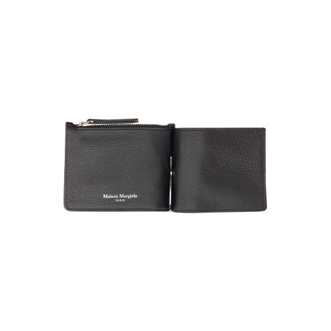 maison margiela wallet with contrasting stitching