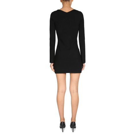 helmut lang knitted mini dress