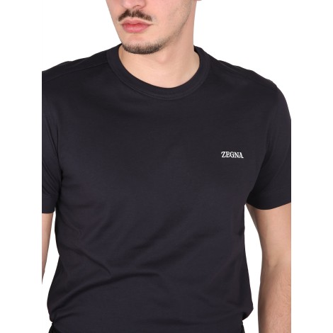 zegna t-shirt with logo