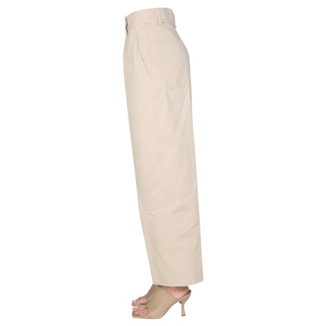 aspesi straight leg trousers