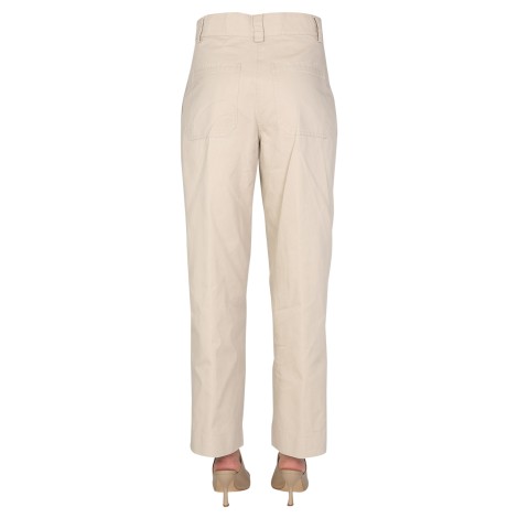 aspesi straight leg trousers