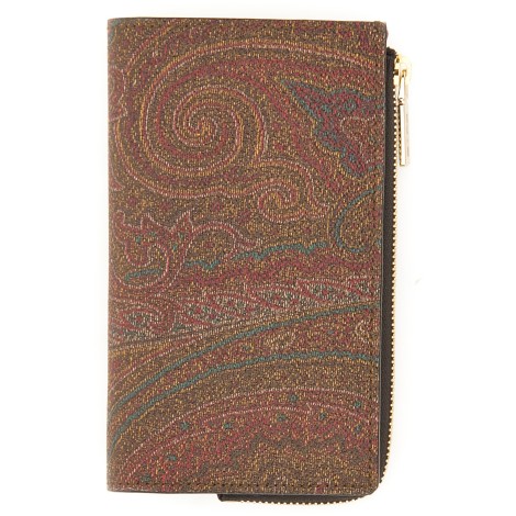 etro classic paisley wallet