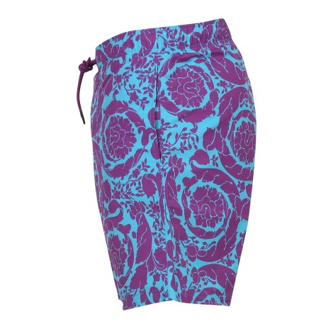 versace silhouette baroque beach bermuda shorts