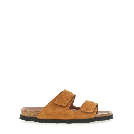 palm angels leather sandal